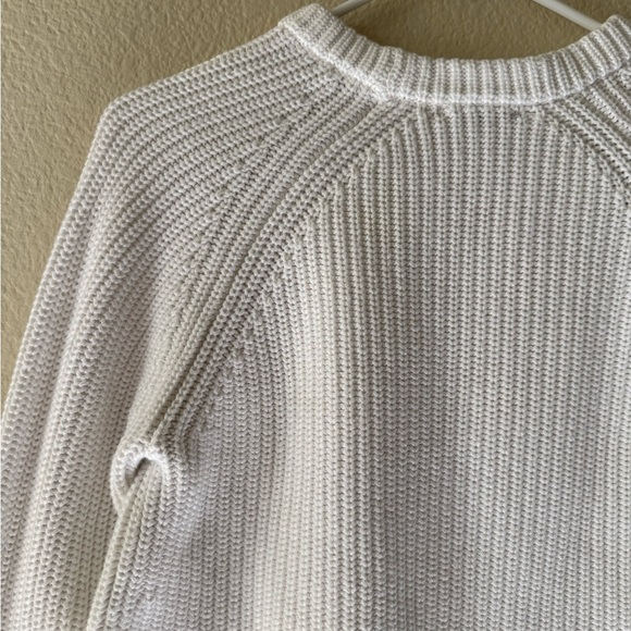 Quince Cream Ribbed Knit Pullover - Picture 9 of 13